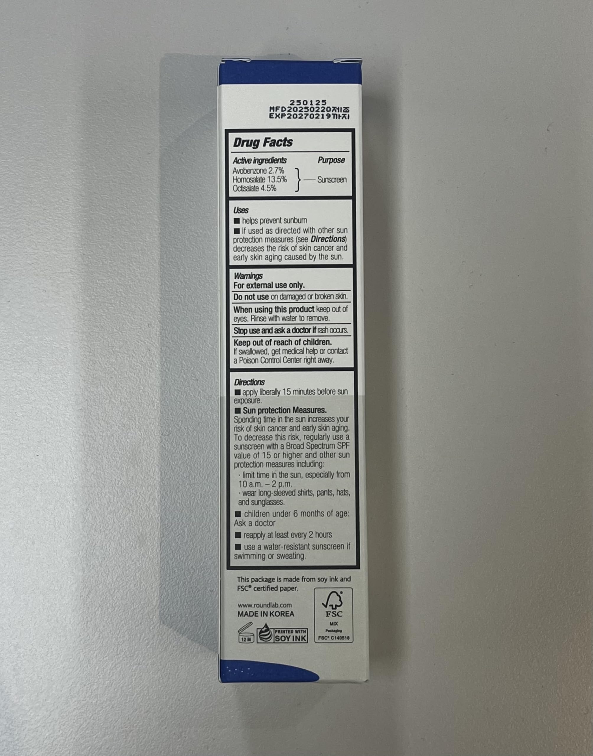 ROUND LAB Birch Juice Moisturizing UV LOCK SPF 45, 1.69 Fl Oz, Hydrating Lotion-like Lightweight Glow Sunscreen for Sensitive Skin