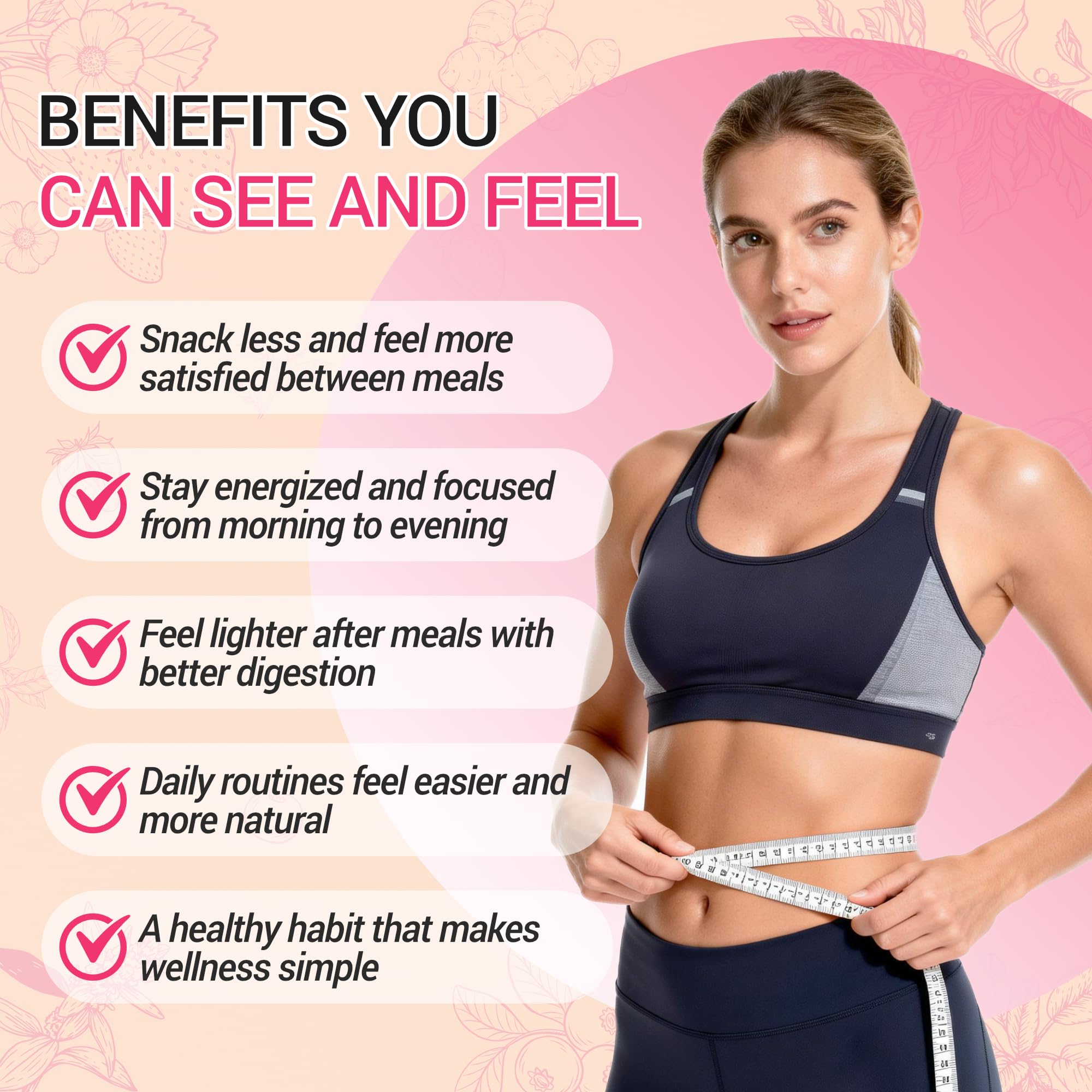 BOSNETHUINH Cutting Drink Mix – Satiety & Metabolism Support | Berberine, Chromium, FOS, Yerba Mate & 5-HTP | Gut Health & Energy