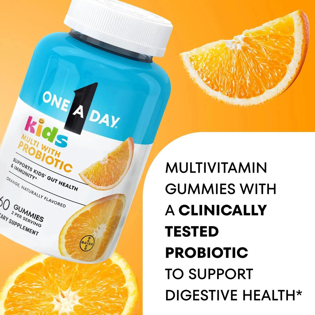 One A Day Kids Multivitamin with Probiotic, Multivitamin Gummies, Kids Probiotic for Digestive Health, Gummy Vitamins ONE A DAY Au supplements