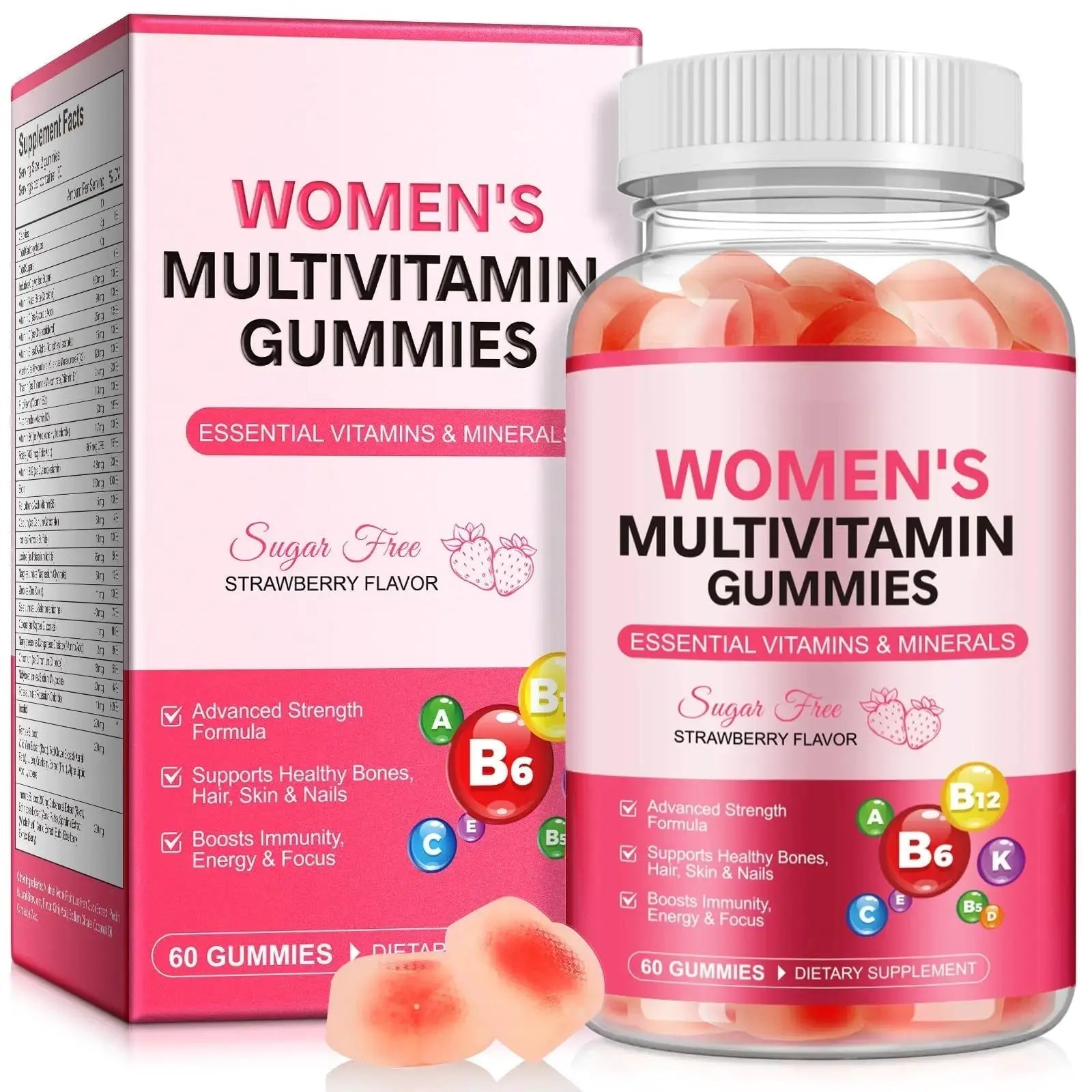 DCTTVHVD Multivitamin Gummies for Women, Natural Multi Vitamins, Boosts Immunity, Energy & Focus, Womens Daily Multivitamin Gummy DCTTVHVD Au supplements