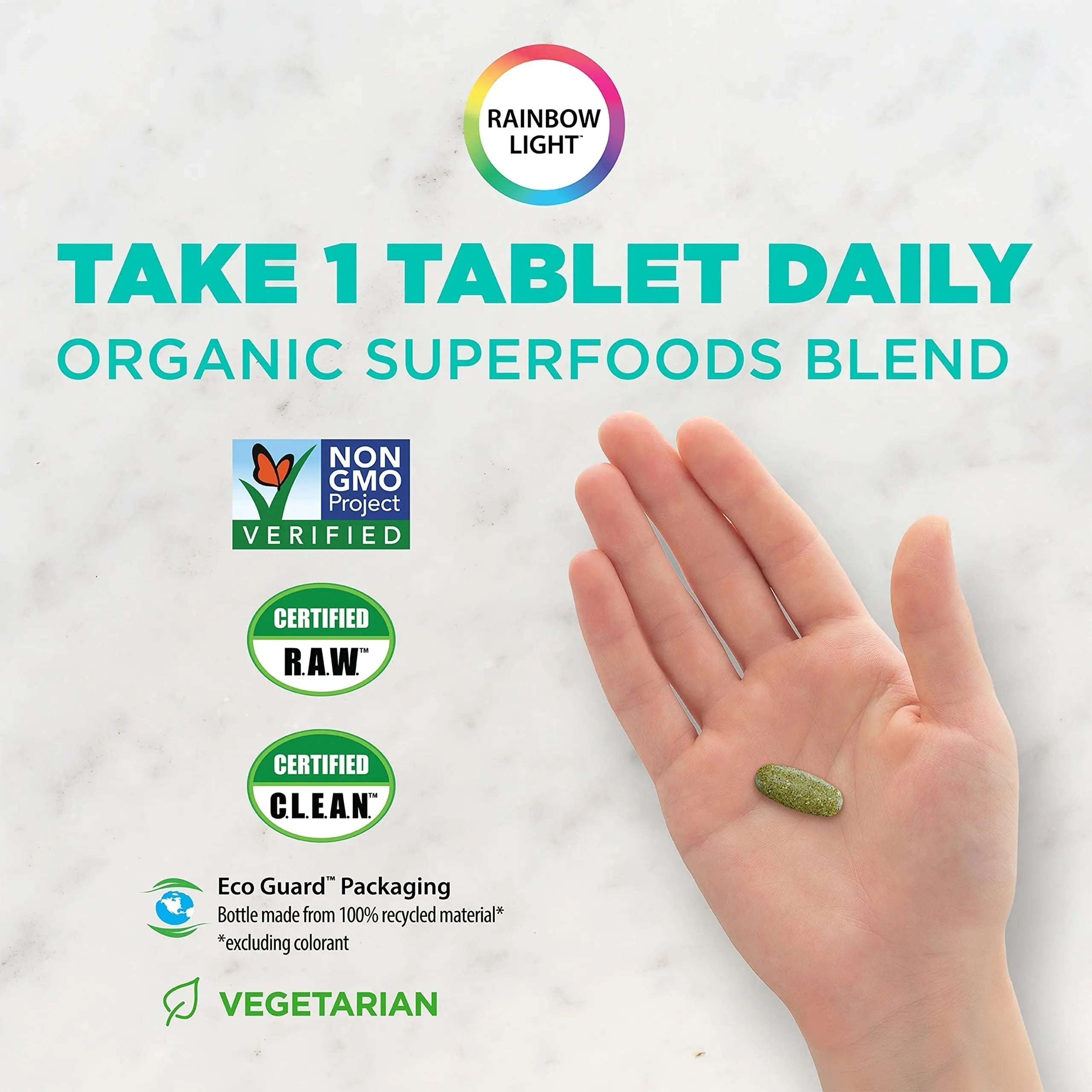 Rainbow Light Adult Multivitamin, Vitamins C & Zinc, B Complex & Choline, Calcium & Vitamin D Supports Bone Health Rainbow Light Au supplements