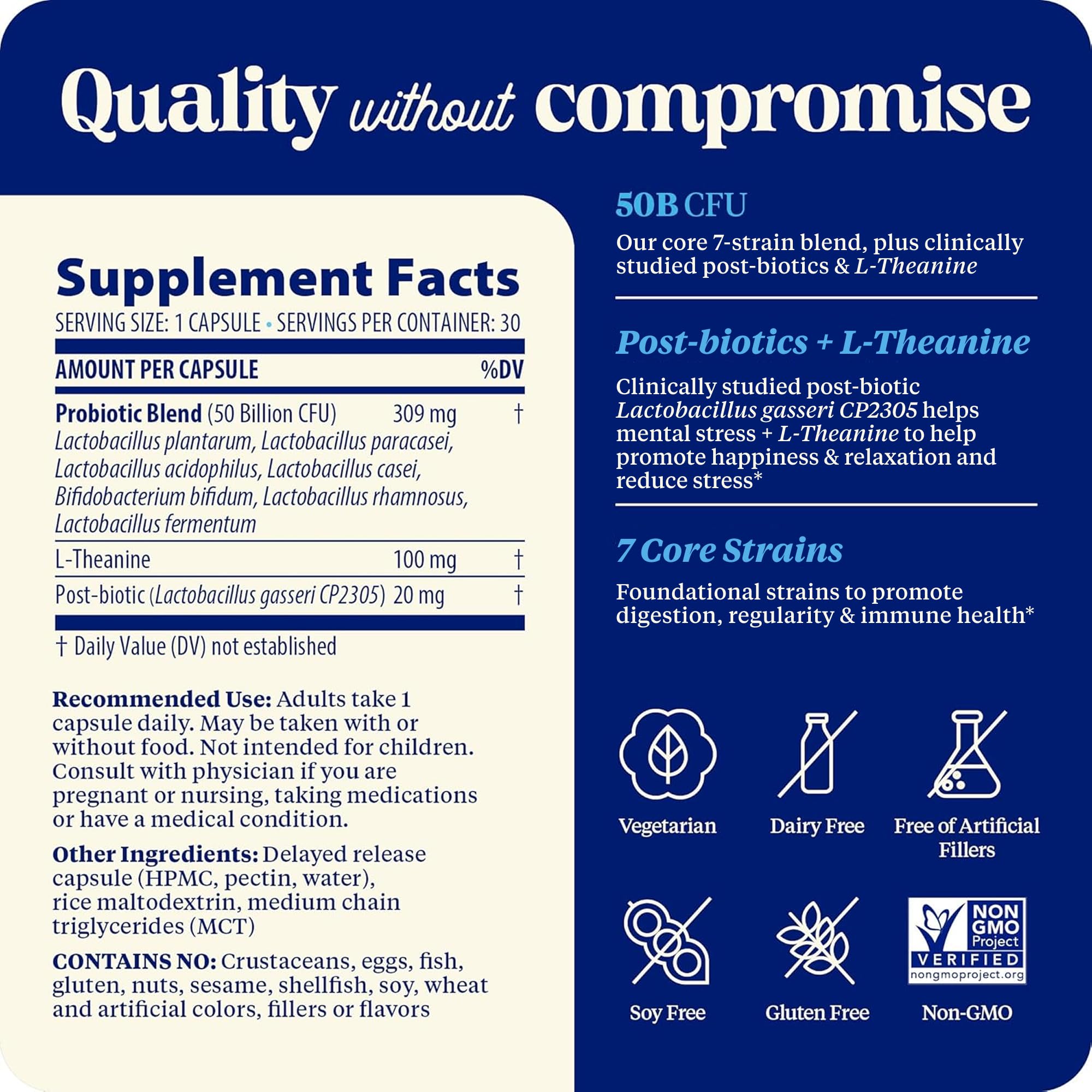 Enzymedica SubCulture Probiotics for Mood, Stress, & Sleep, 50 Billion CFU, Promotes Relaxation, Immune + Digestive Health & Regularity, 30 Count Enzymedica Au supplements