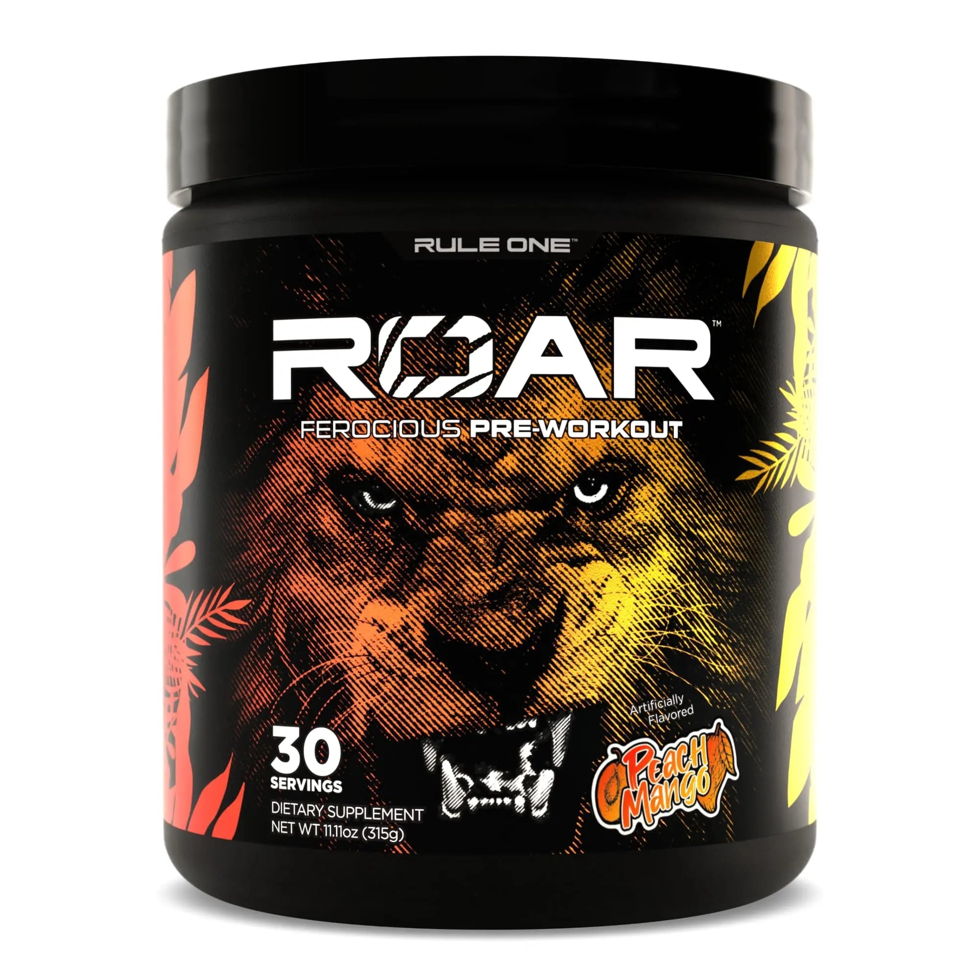 Rule 1 R1 ROAR, Peach Mango - 11.11 oz - Pre-Workout Powder - With Creatine, Beta-Alanine Rule 1 Proteins Au supplements