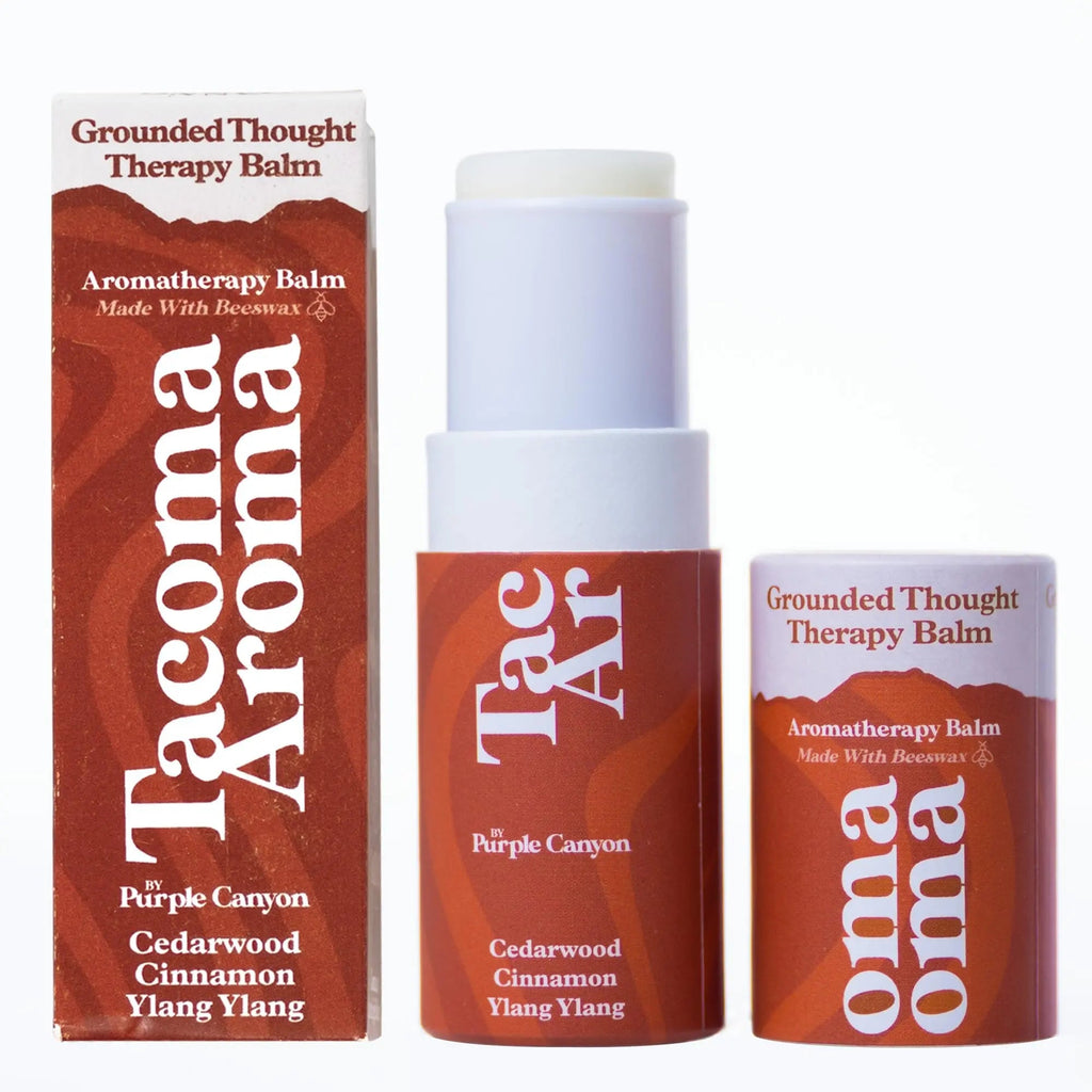 Essential Oils Balm Stick | Grounded Thought Aromatherapy Balm | All Natural Body Balm PURPLE CANYON Au supplements
