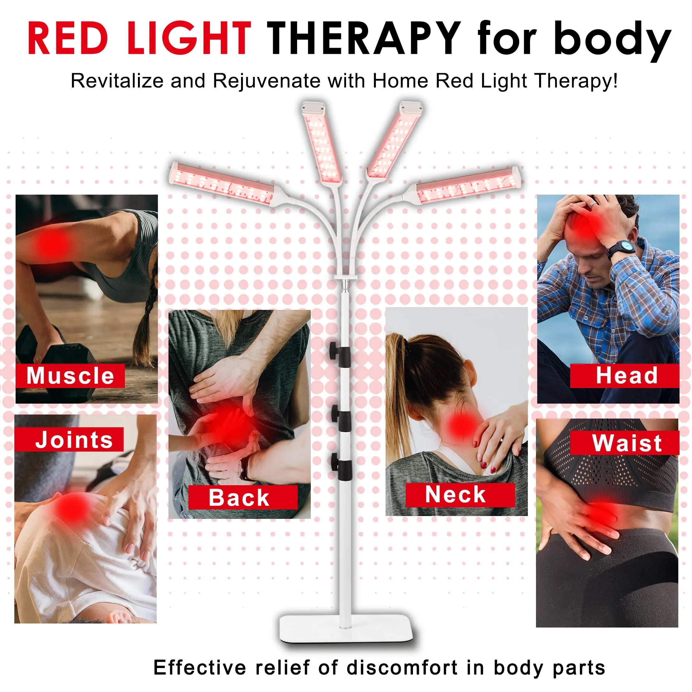 Akarishin Red Light Therapy Lamp-660nm Red Light,850nm & 940nm Infrared Light Therapy Akarishin Au supplements