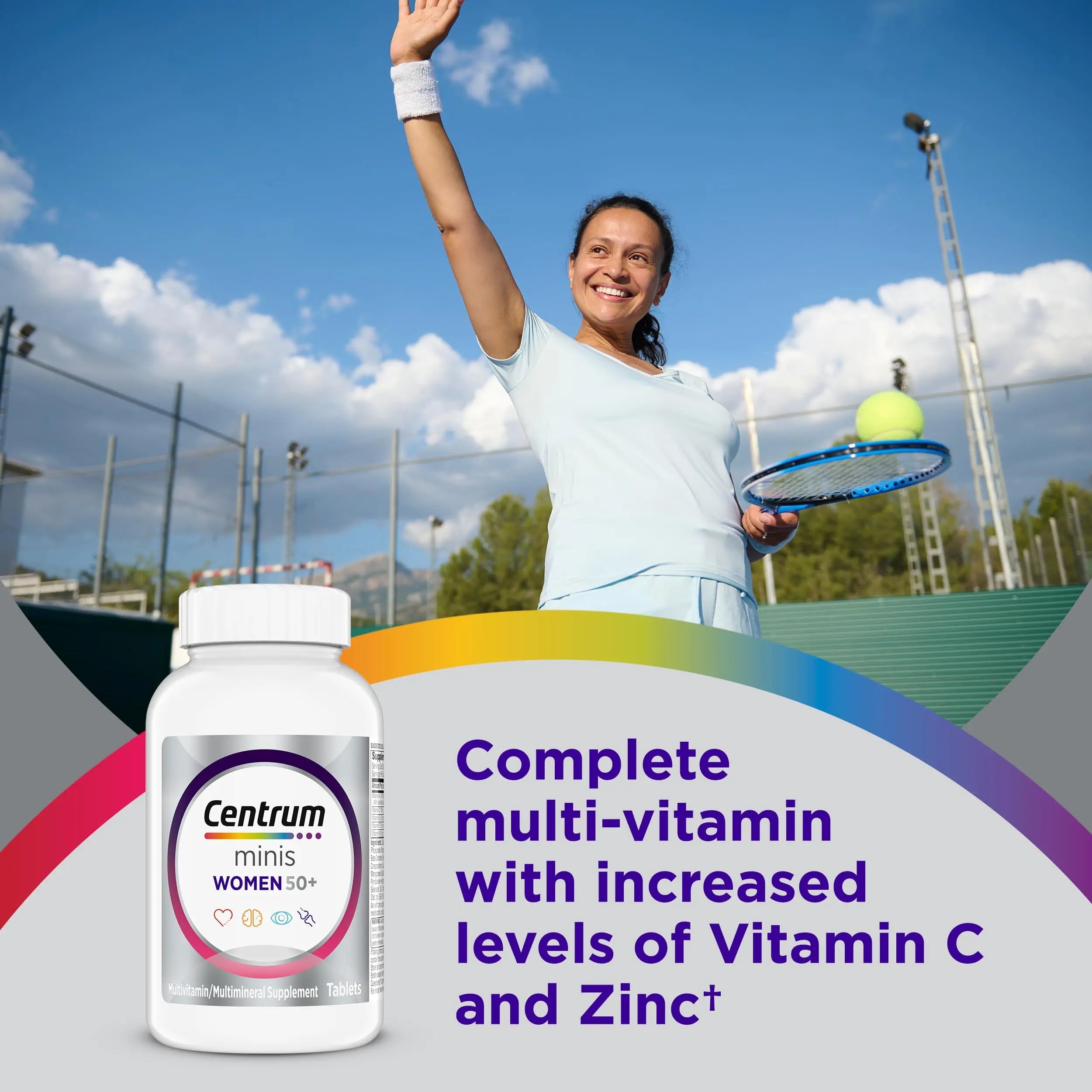 Centrum Minis Silver Women's Multivitamin for Women 50 Plus, Multimineral Supplement with Vitamin D3, B Vitamins, Non-GMO Ingredients Centrum Au supplements