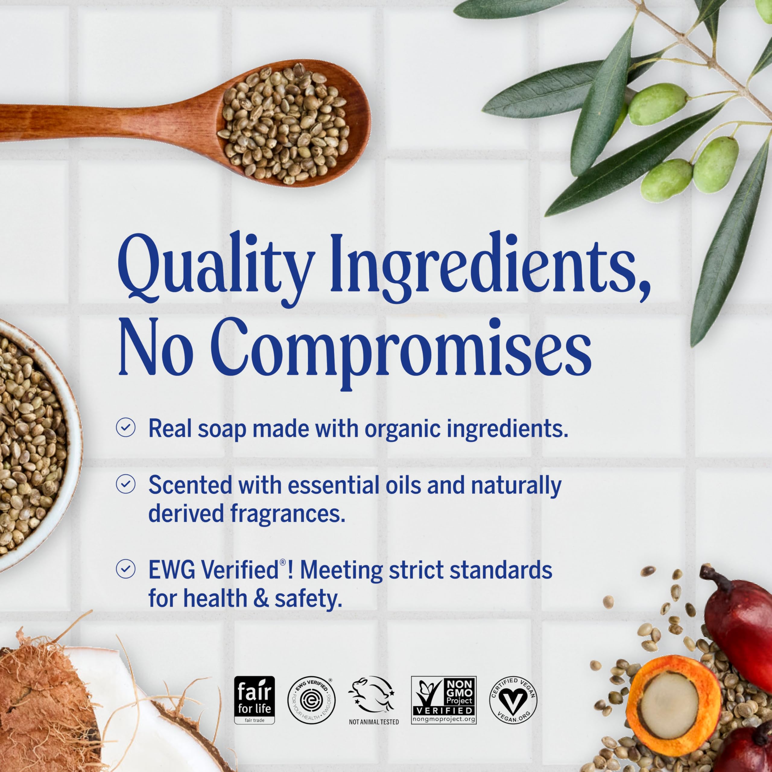 Dr. Bronner's Pure-Castile Magic Liquid Soap - Made with Regenerative Organic Certified Oils- 18-in-1 Uses for Face