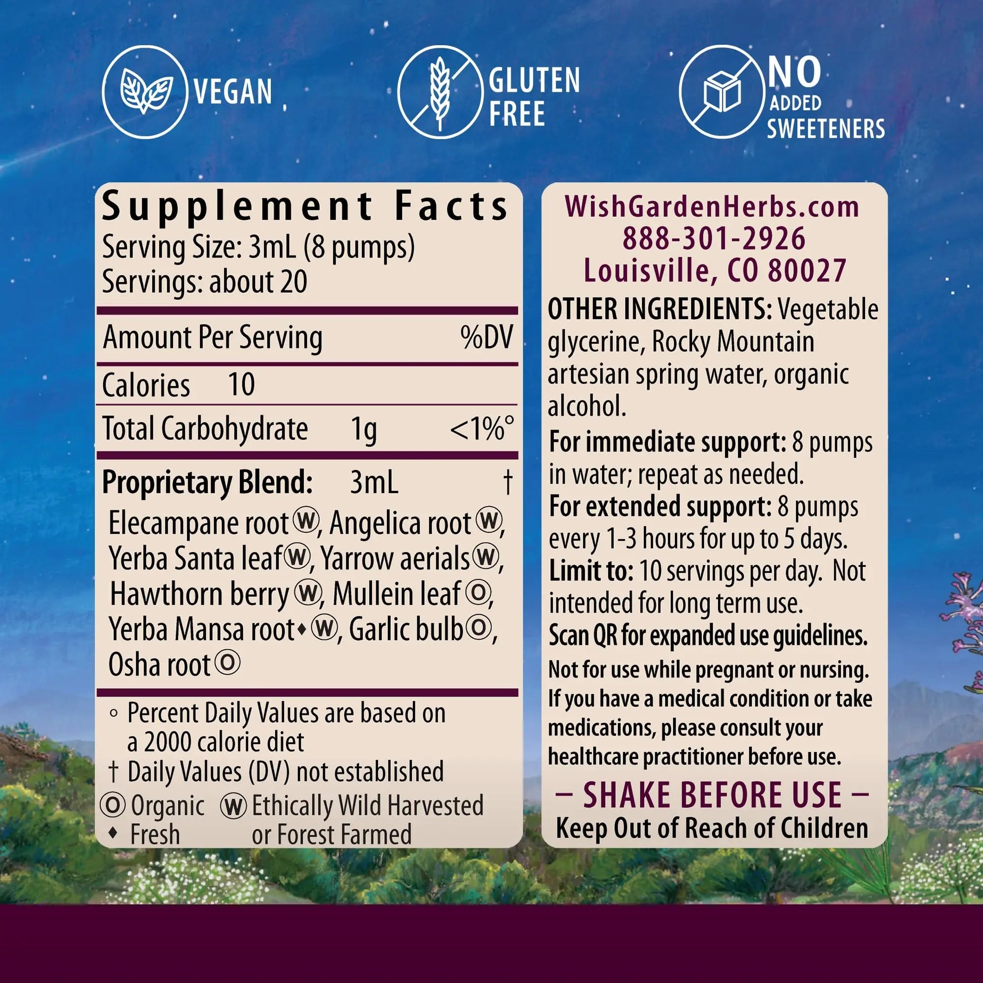 WishGarden Herbs Deep Lung & Bronchial Support - Natural Lung Support Supplement WishGarden Au supplements