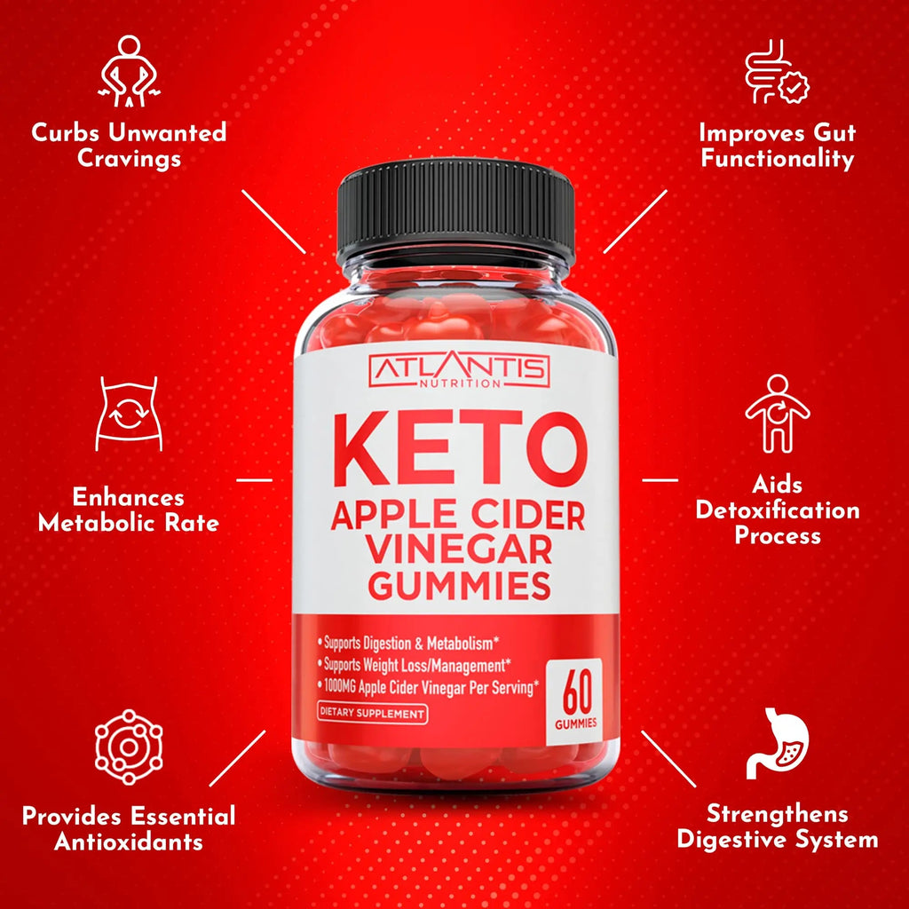 Keto ACV Gummies for Weight Loss - Apple Cider Vinegar Keto ACV Gummies Formulated Atlantis Nutrition Au supplements