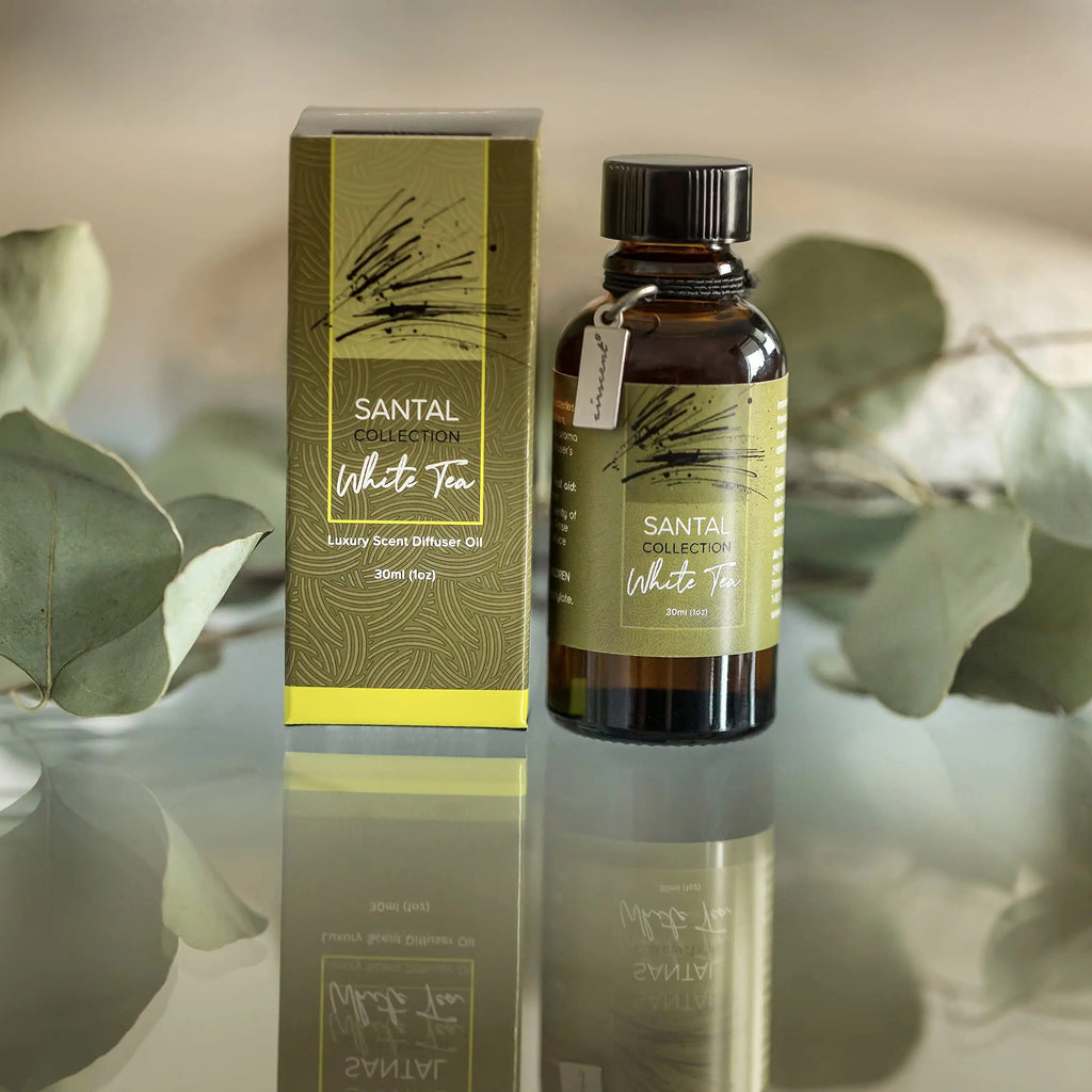 Santal White Tea Diffuser Oil - Air-Scent Aroma and Essential Oil Blend for Aromatherapy Diffusers - 30 Milliliter Air-Scent Au supplements