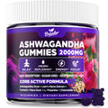 Ashwagandha Gummies - 2000MG Organic Ashwagandha & Lions Mane Gummies for Adults with Vitamin D3 B12, L-Theanine, Cortisol Supplements for Women & Men, Sugar-Free, Vegan, Berry Flavor - 90 Counts Brixxlor Au supplements