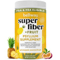 Bellway Super Fiber Powder + Fruit, Sugar Free Organic Psyllium Husk Powder Fiber Supplement for Regularity, Bloating Relief & Digestive Health, Plant-Based,
