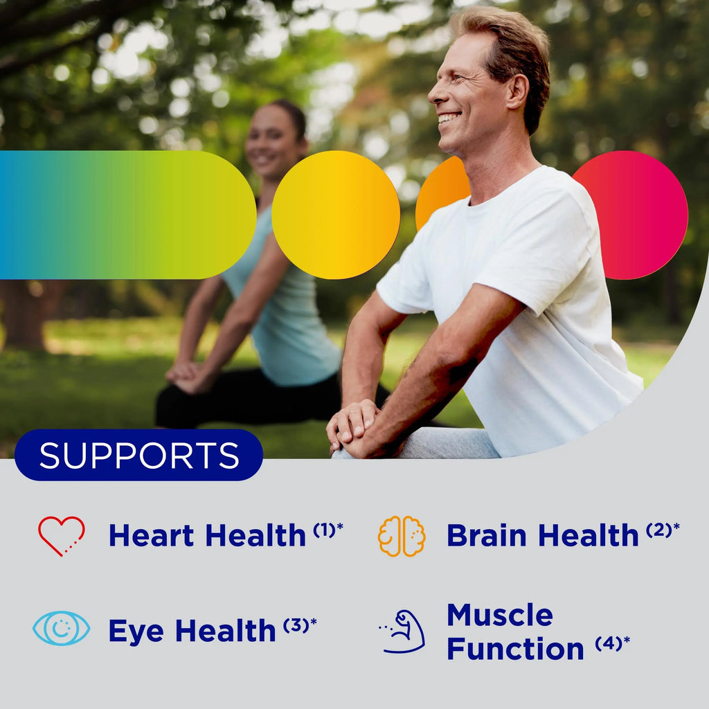 Centrum Minis Silver Multivitamin for Men 50 Plus, Multivitamin/Multimineral Supplement, Vitamin D3, B-Vitamins and Zinc, Non-GMO Ingredients, Supports Memory Centrum Au supplements