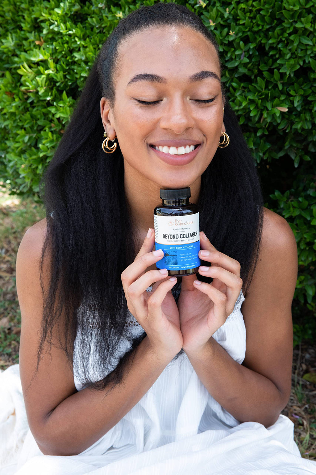 Live Conscious Beyond Collagen Multi Collagen Capsules - Types I, II, III, V & X - Hydrolyzed Blend with Biotin & Vitamin C for Hair, Skin, Nails 90 Capsules Live Conscious Au supplements