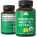 USDA Organic Dandelion Root Extract Supplement - 10x More Potent Than Raw Root. Standardized and Concentrated Vegan Dandelion Root Capsules for Women and Men. Supports Detox, Immune, Liver, Gut Health Peak Performance Au supplements
