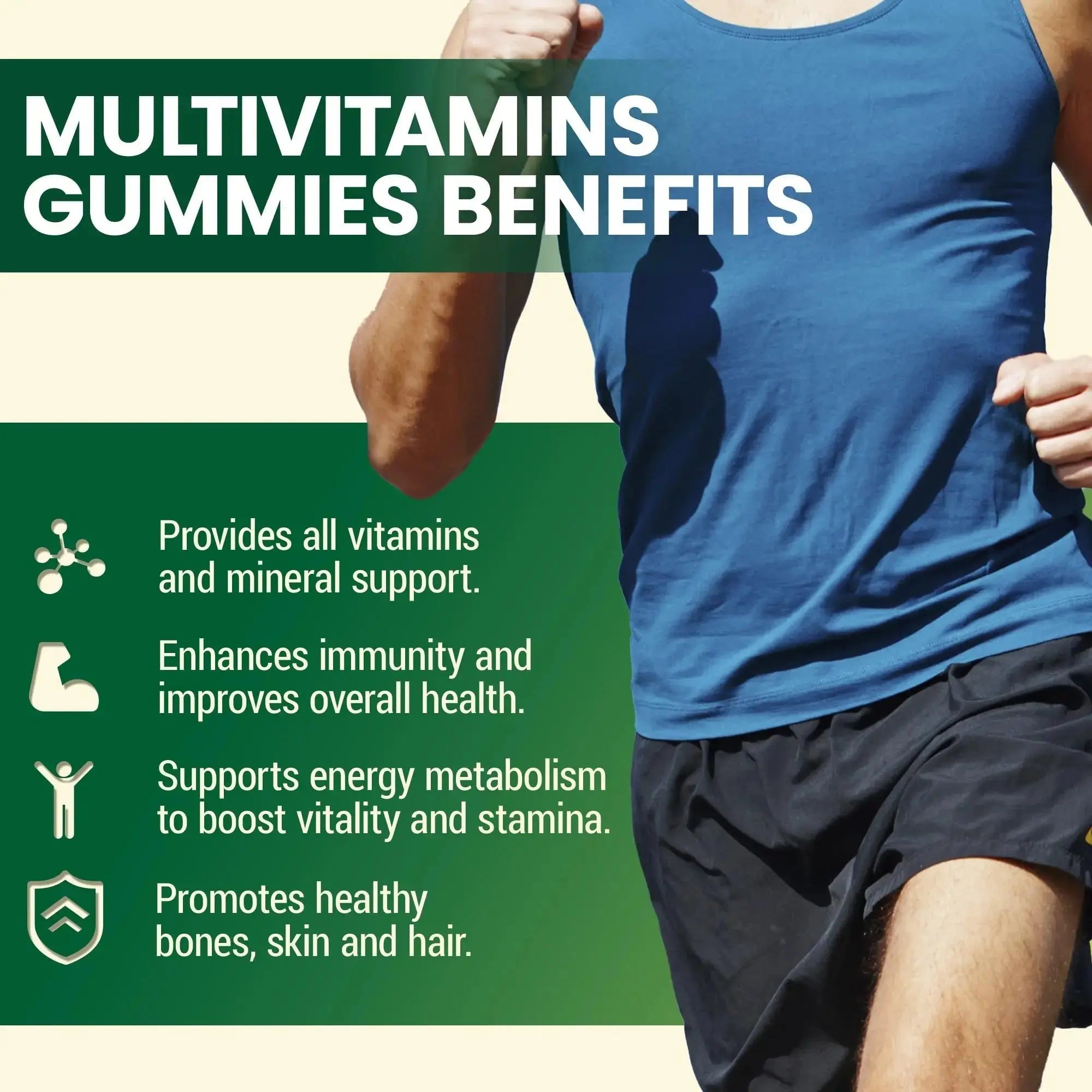 I LOVE HEALTH® 15-in-1 Multivitamin Gummies for Adults & Kids - Enhanced Formula with Vitamin A, C, D3, E, B12, Zinc, Magnesium & More I LOVE HEALTH Au supplements