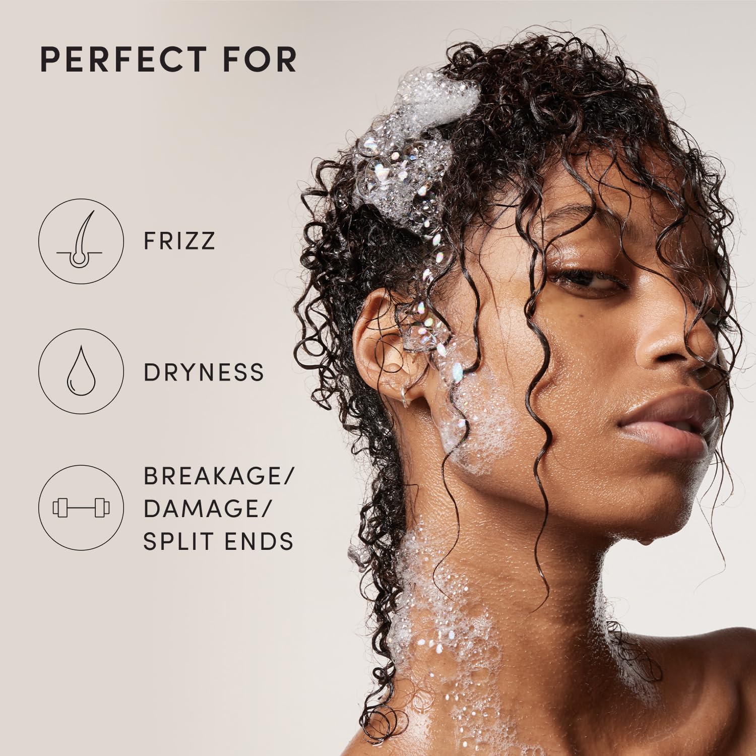 OUAI Thick Shampoo - Moisturizing Shampoo with Keratin, Marshmallow Root, Shea Butter, Avocado Oil for Thick Hair - Strengthens & Hydrates Strands - Paraben, Phthalate & Sulfate Free (10 Fl Oz) OUAI Au supplements