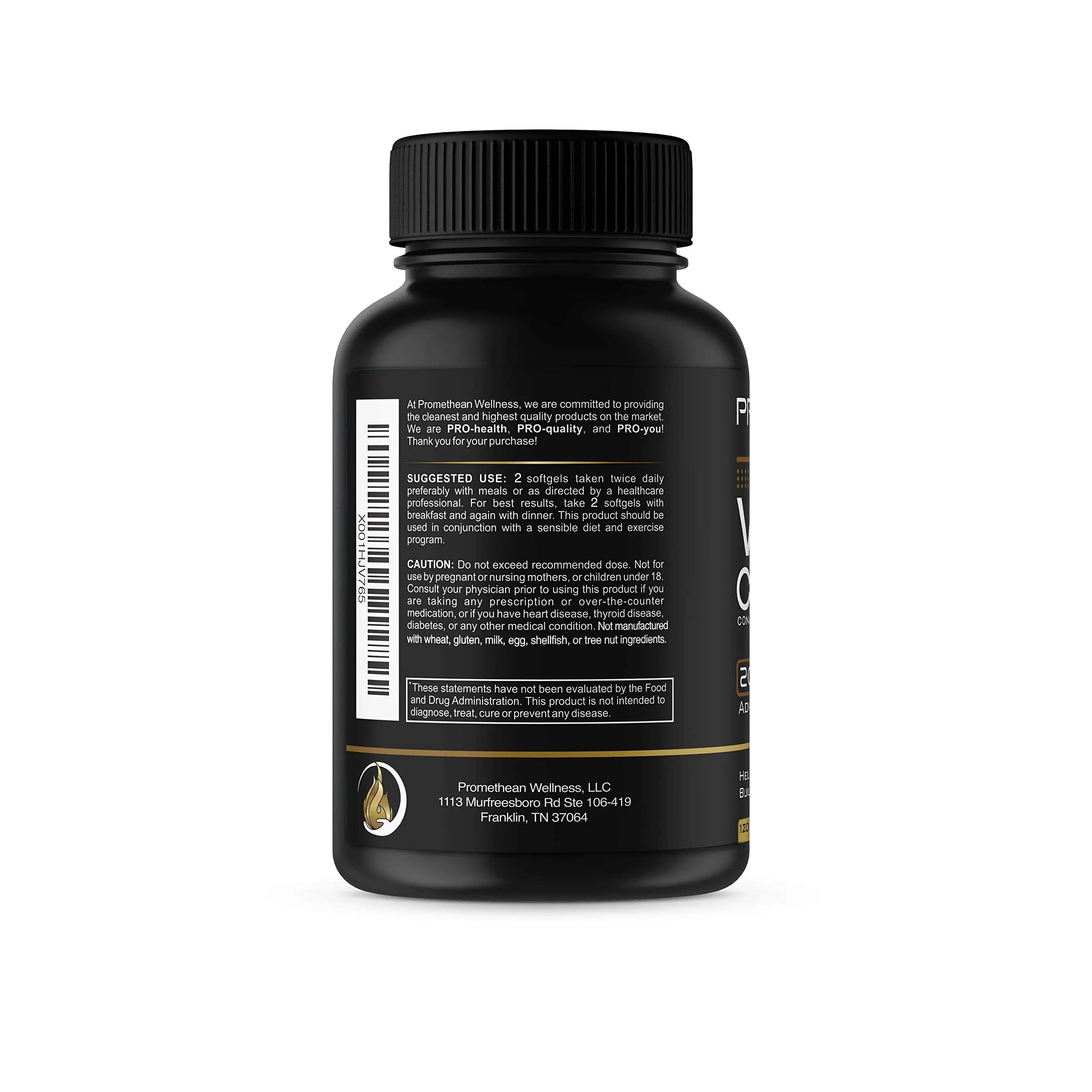 Vegan CLA Pro 2000 mg Pure Premium CLA Safflower Oil Conjugated Linoleic Acid Best Promethean Wellness Au supplements