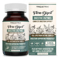 Flora Digest - 3-in-1 Max Strength Digestive Enzymes + Gut Surviving Probiotics & ButyraGen® Postbiotic for Optimal Digestion, Bloating Relief, Regularity, Gut Lining & Colon Support - (30 Capsules) Triquetra Health Au supplements