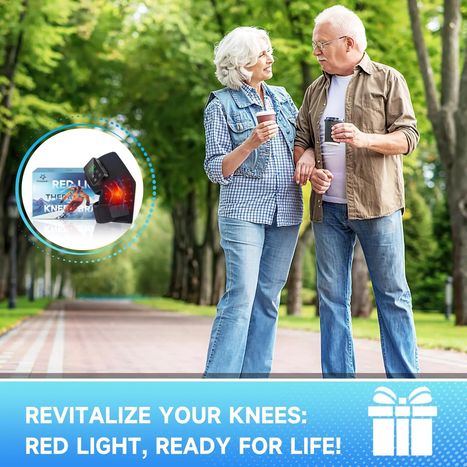 Red Light Therapy Knee Brace: Pain Relief Infrared Heating Pad 72 LED Heat Lamp Pain Relief Astarexin Au supplements