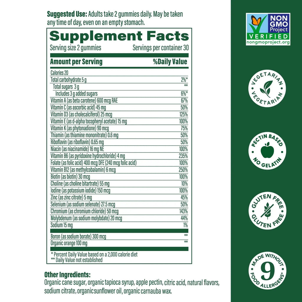 MegaFood Women's Multi - Multivitamin for Women - Gummy Vitamins - Vitamin C, Vitamin D, Zinc, Vitamin B12 & Choline - Immune Support & Bone Health MegaFood Au supplements