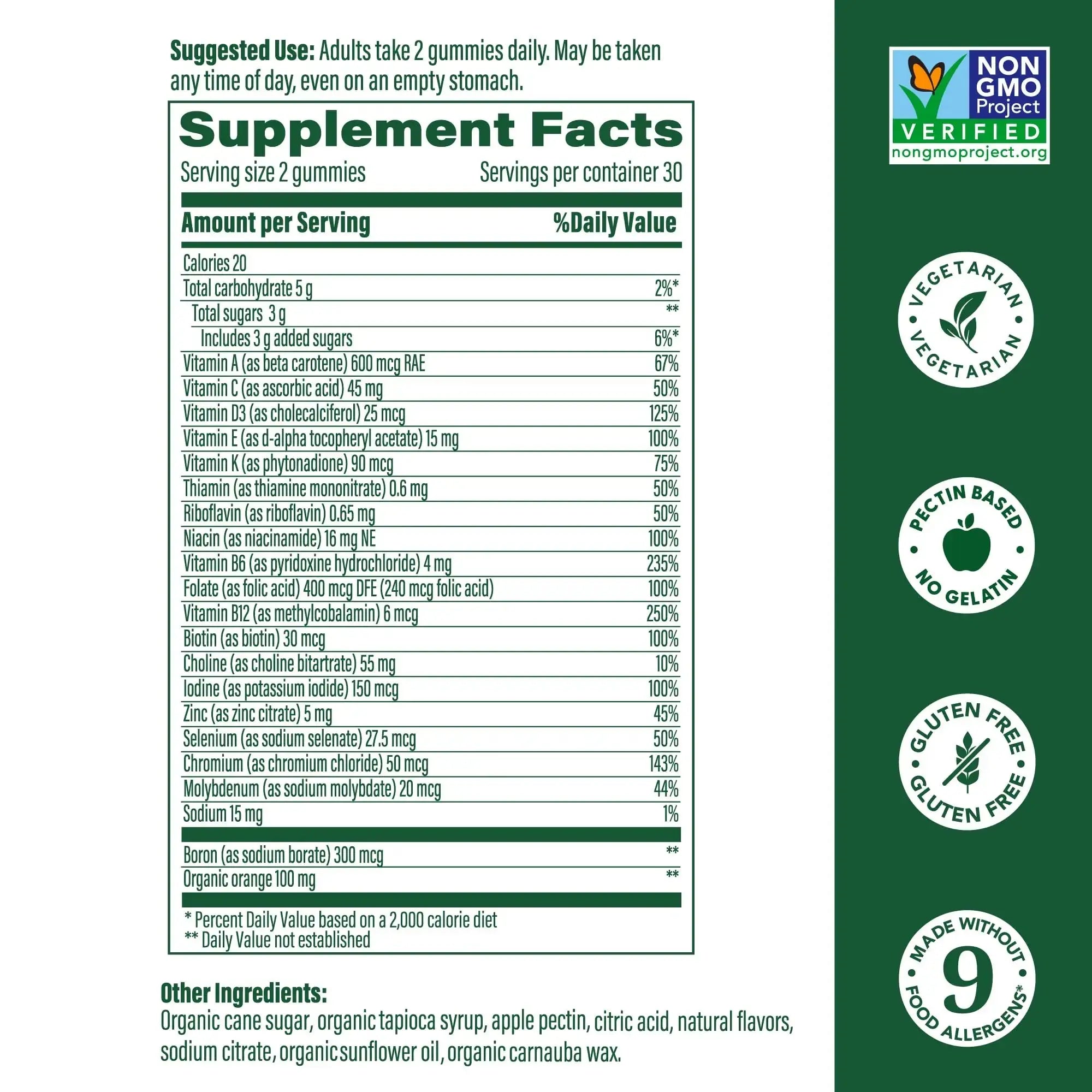 MegaFood Women's Multi - Multivitamin for Women - Gummy Vitamins - Vitamin C, Vitamin D, Zinc, Vitamin B12 & Choline - Immune Support & Bone Health MegaFood Au supplements