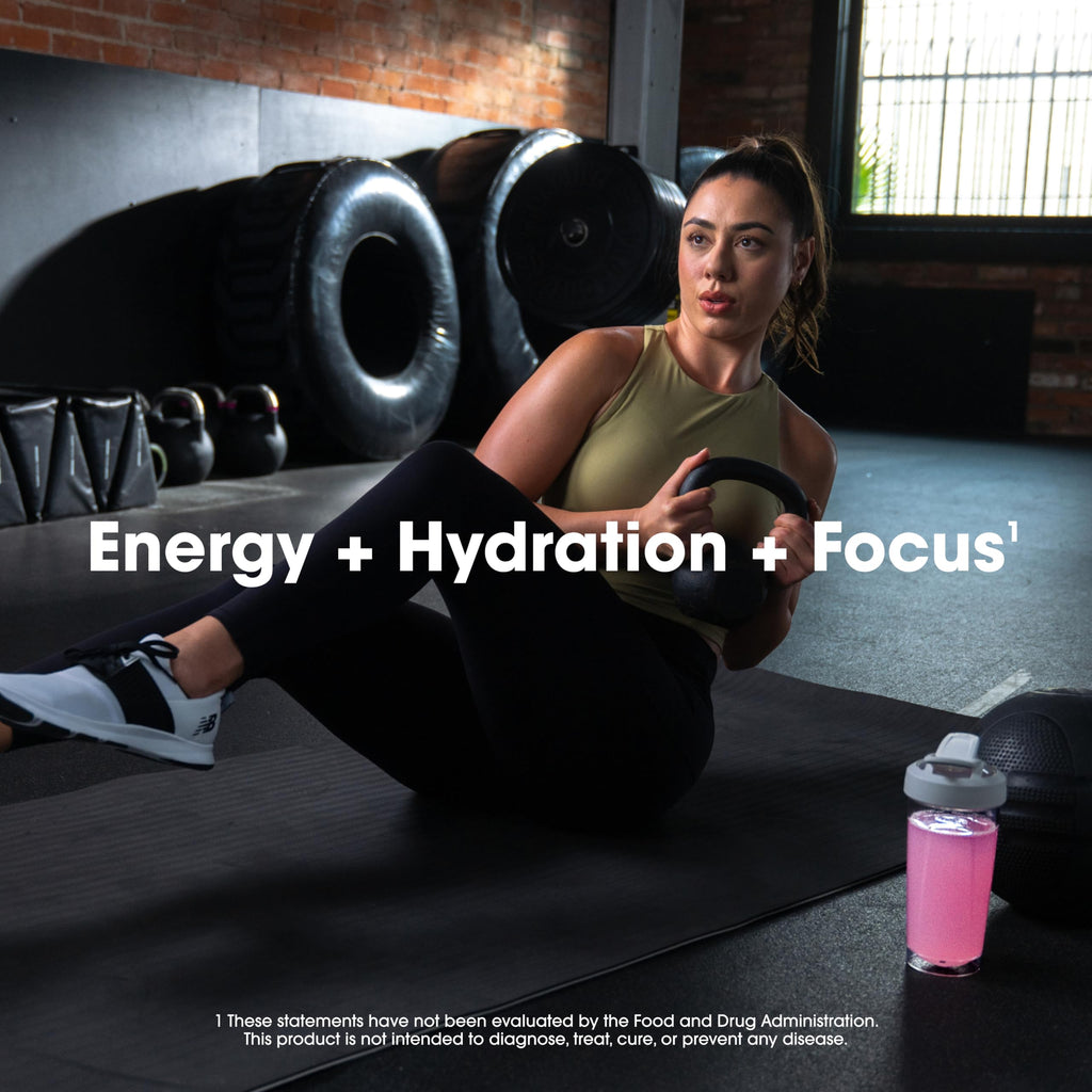 Optimum Nutrition Amino Energy Powder Plus Focus, with BCAA, Electrolytes, and Caffeine, Strawberry Burst, 65 Servings Optimum Nutrition Au supplements