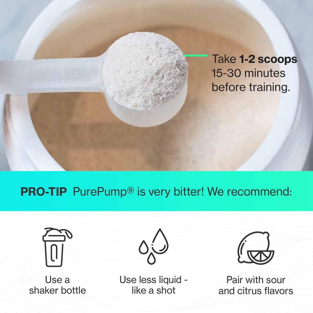 Do Vitamins PurePump Clean Pre Workout Powder for Men & Women - Preworkout with Creatine BCAA - Clean Energy Pre-Workout - All Actives. Zero fillers.
