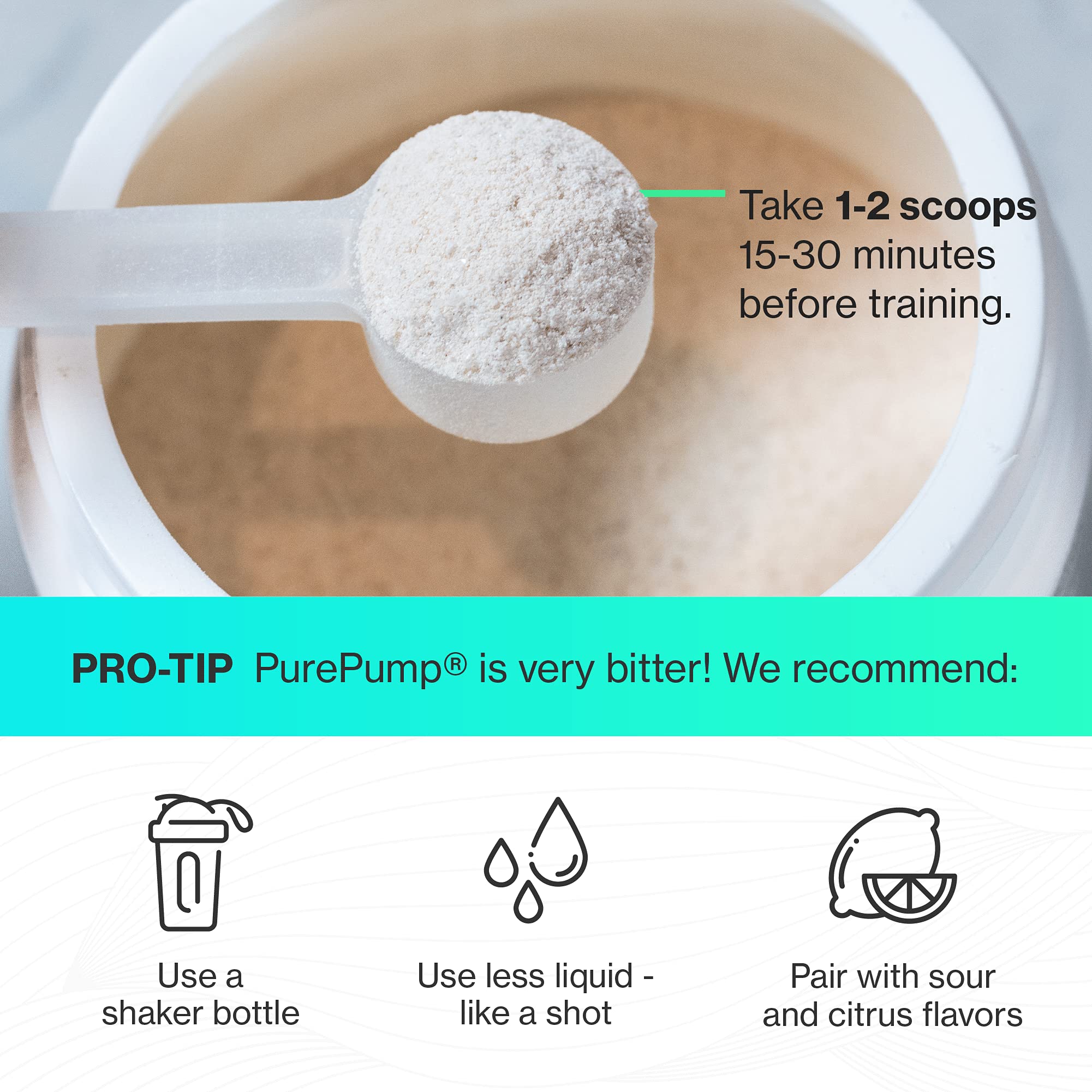 Do Vitamins PurePump Clean Pre Workout Powder for Men & Women - Preworkout with Creatine BCAA - Clean Energy Pre-Workout - All Actives. Zero fillers.