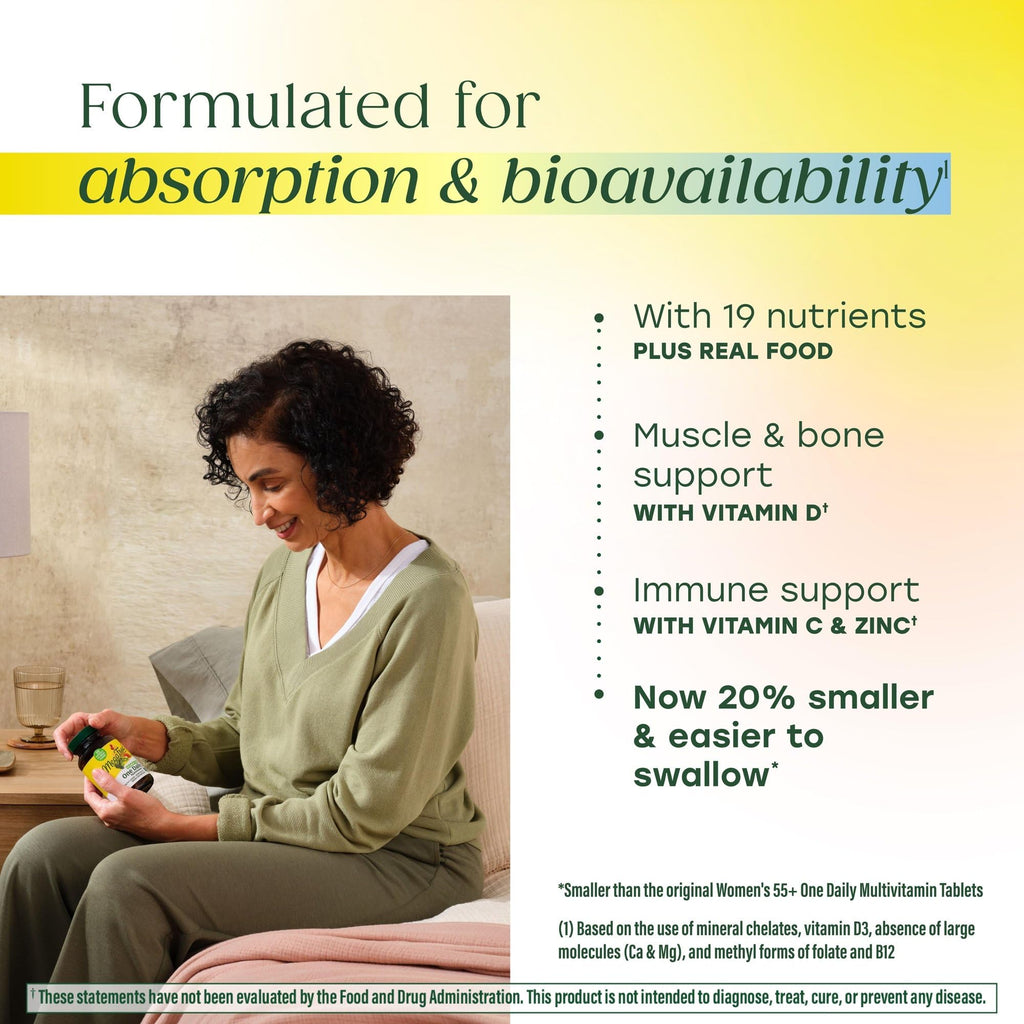 MegaFood, Women Over 55 One Daily, Supports Optimal Health and Wellbeing, Multivitamin and Mineral Dietary Supplement