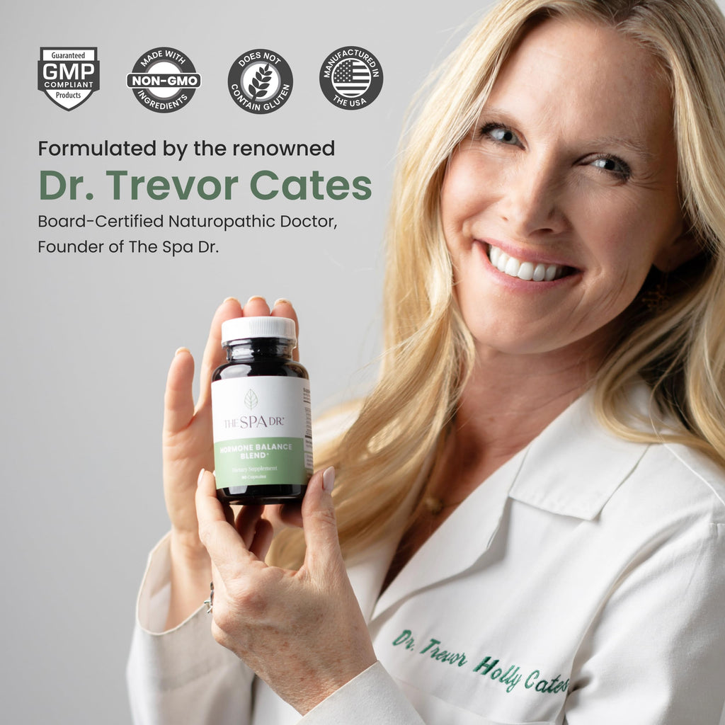The Spa Dr. Hormone Balance for Women - Menopause Supplements for Women with Saw Palmetto, Chaste Tree Berry, Dong Quai for Night Sweats, Hot Flashes & Mood Swings - Menopause Support - 60 Capsules The Spa Dr. Au supplements