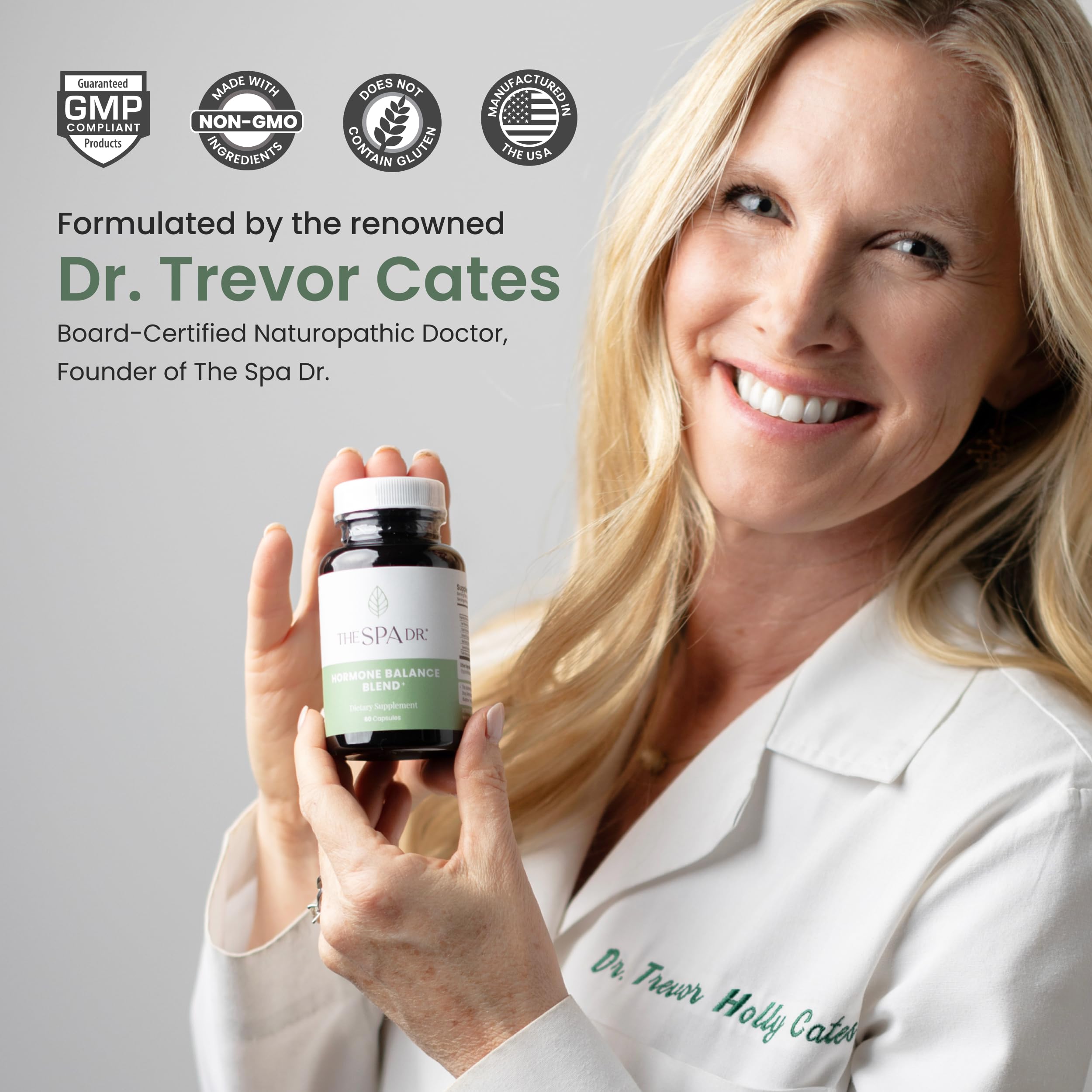 The Spa Dr. Hormone Balance for Women - Menopause Supplements for Women with Saw Palmetto, Chaste Tree Berry, Dong Quai for Night Sweats, Hot Flashes & Mood Swings - Menopause Support - 60 Capsules The Spa Dr. Au supplements