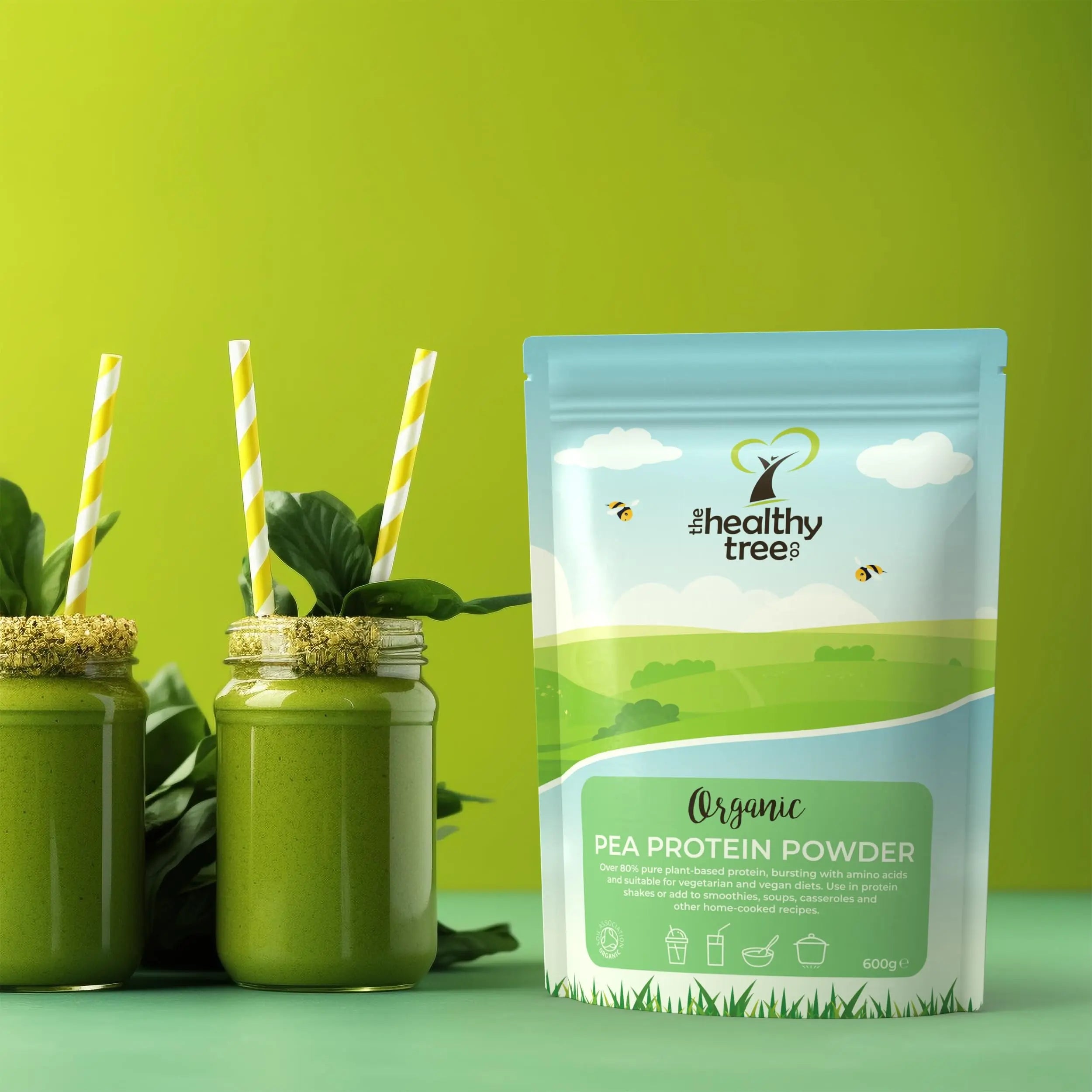 Organic Pea Protein Powder - European Vegan Protein Powder by TheHealthyTree Company TheHealthyTree Company Au supplements