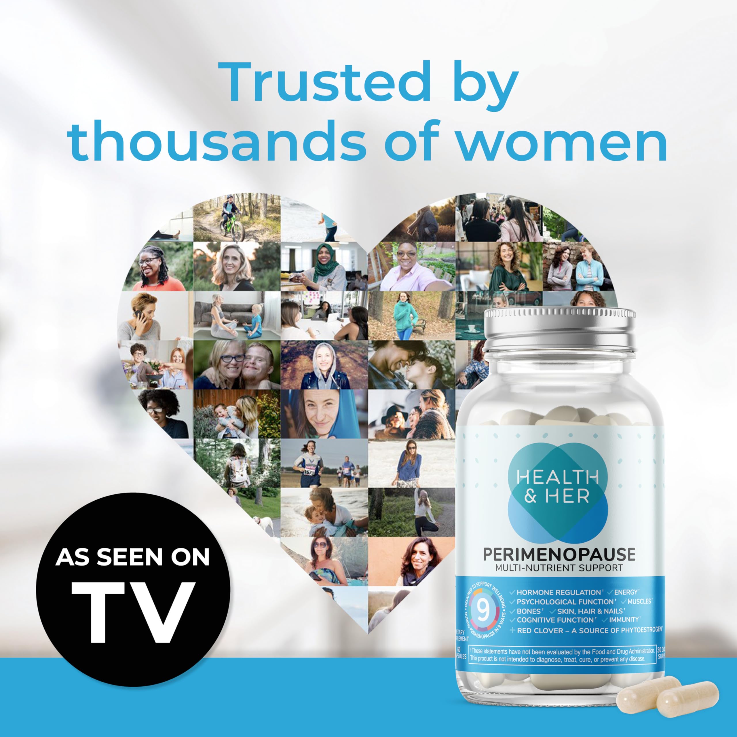 Health & Her Perimenopause & Mind+ - Multi-Nutrient and Cognitive Function Support Bundle (1-Month Supply) Health and Her Au supplements