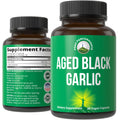 Peak Performance Aged Black Garlic Capsules. Raw Vegan Pure Odorless Extract Supplement Pills for Cholesterol, and Immune Support. from Garlic Bulb with S-Allyl Cysteine and Antioxidants Peak Performance Au supplements