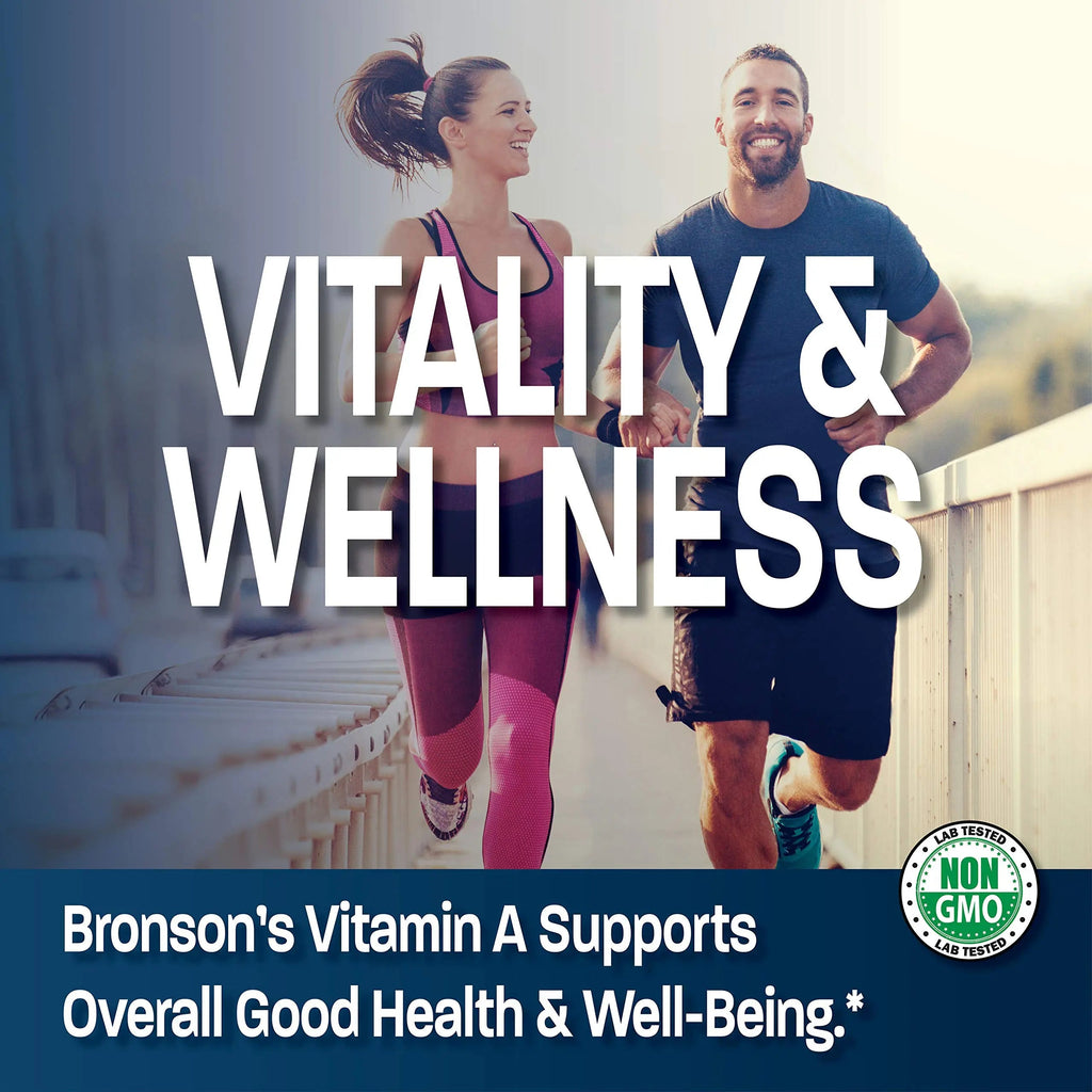 Bronson Vitamin A 10,000 IU Premium Non-GMO Formula Supports Healthy Vision Bronson Au supplements