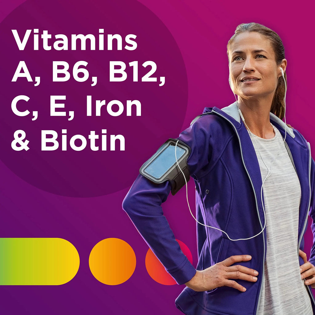 Centrum Multivitamin Tablet for Women, Multivitamin/Multimineral Supplement with Iron, Vitamin D3, B Vitamins and Antioxidant Vitamins C and E Centrum Au supplements