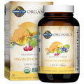 Garden of Life Organics Vegan Vitamin D3 Chewable - Raspberry Lemon, 2,000 IU (50mcg) Whole Food Vitamin D3 from Lichen