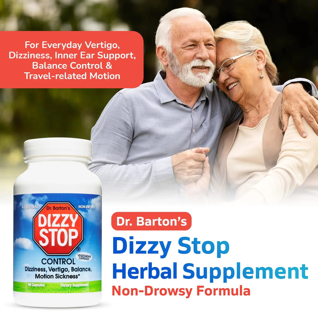 Dizzy Stop Dr. Barton’s All-Natural Vertigo Comfort, Inner Ear Balance Supp Dizzy Stop Au supplements