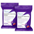 The Pharma-C Company Personal Cleansing Wipes [2 packs of 20 wipes] - Enriched with Cranberry & Aloe Vera Generic Au supplements