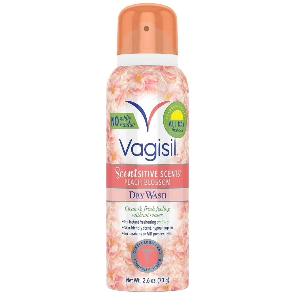 Vagisil Scentsitive Scents Feminine Dry Wash Deodorant Spray for Women, Gynecologist Tested Vagisil Au supplements
