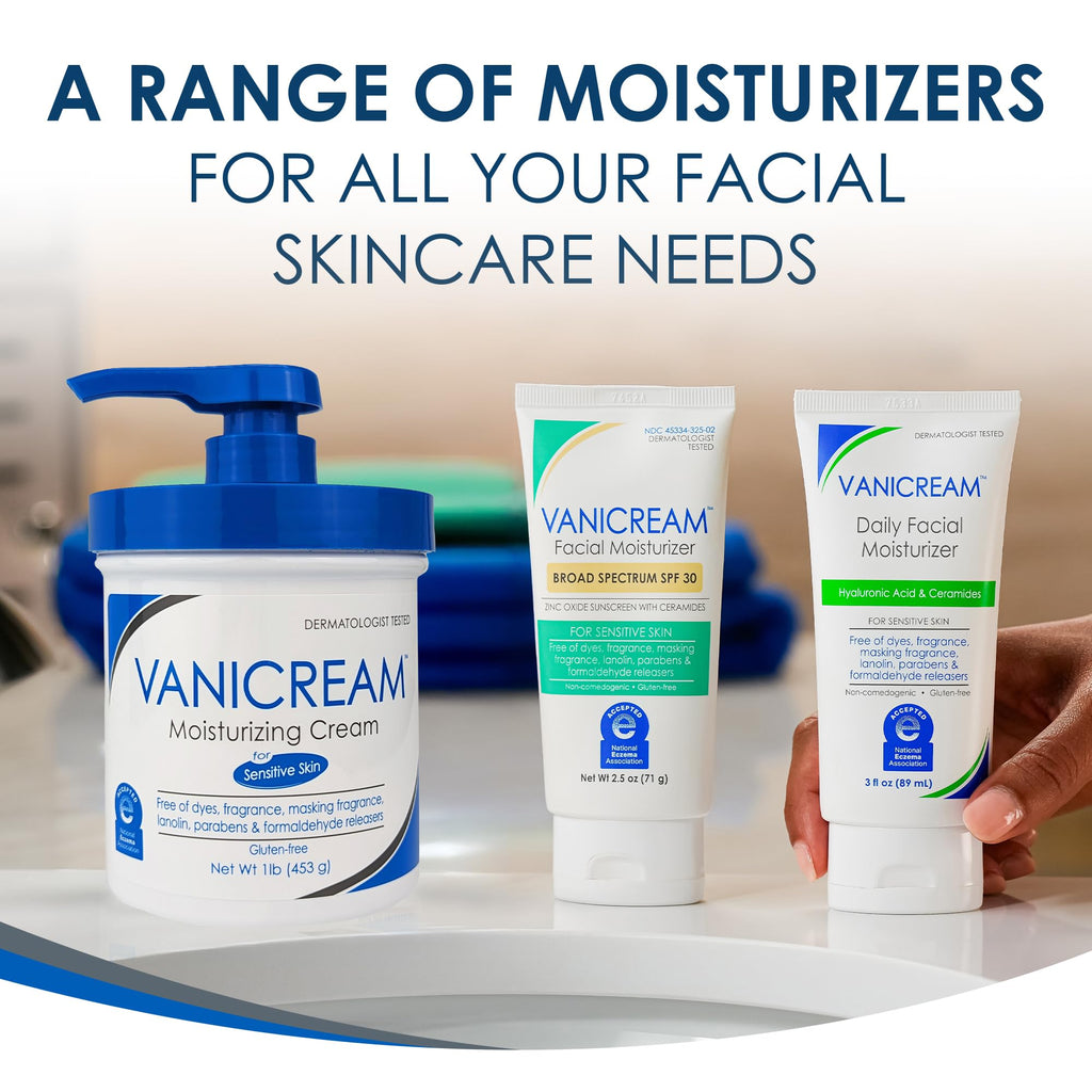 Vanicream Facial Moisturizer Broad Spectrum SPF 30; 2.5 Fl. Oz.