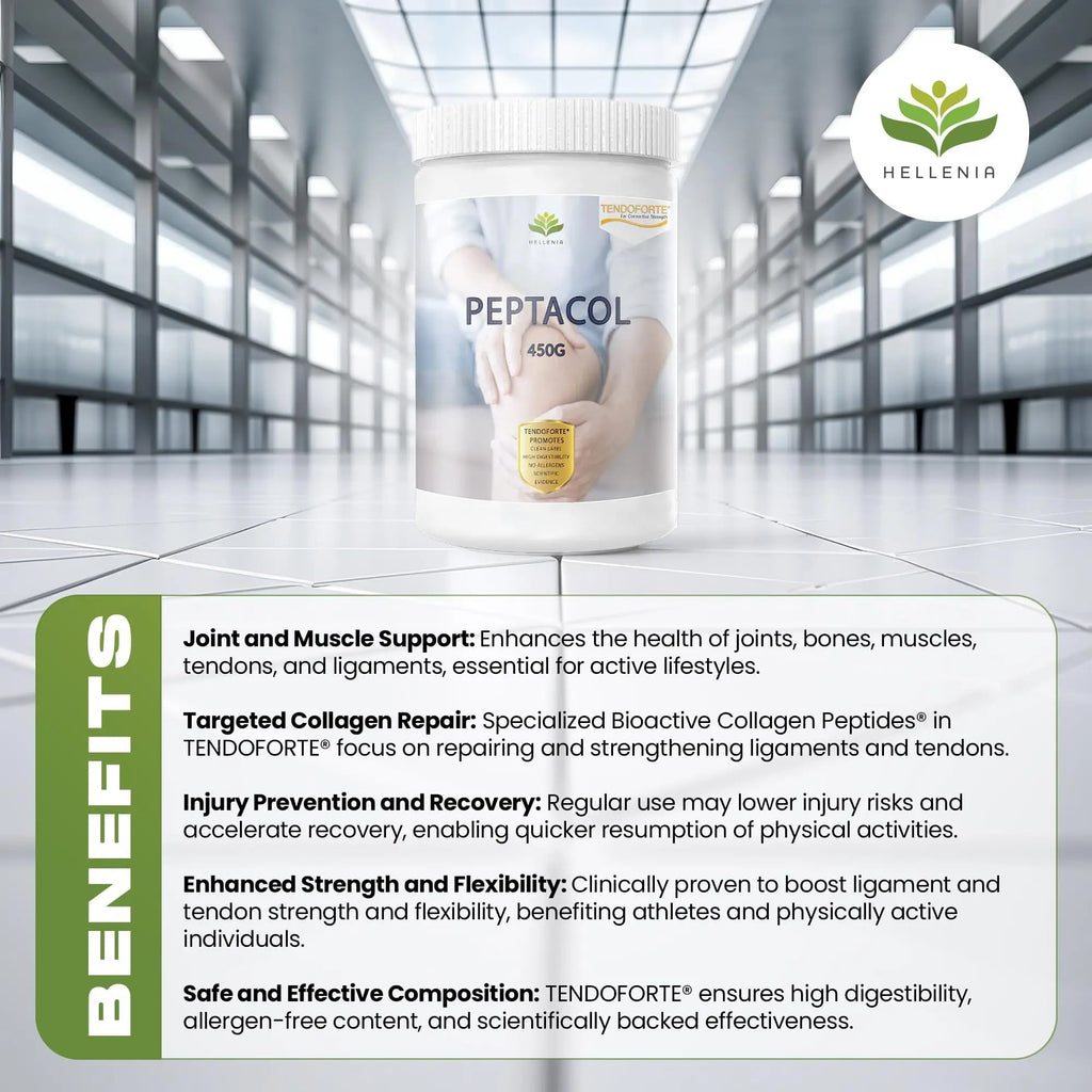 PEPTACOL TENDOFORTE® Bioactive Collagen Peptides® - 450g Hellenia Au supplements