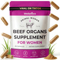 Primal Beef Organ Supplement for Women, Grass-Fed Ancestral Superfood Supplement with Uterus & Liver for Hormone Balance & Queen Energy - 60 Day Supply Wellanova Au supplements