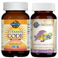 Garden of Life Organics Women's Once Dail,y 60ct & Vitamin Code Vitamin D3 5,000IU, 60ct Garden of Life Au supplements