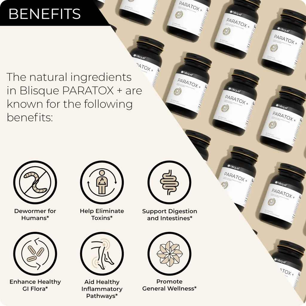 Blisque – Natural para Cleanse Support Supplement to Eliminate Harmful Organisms Blisque Au supplements