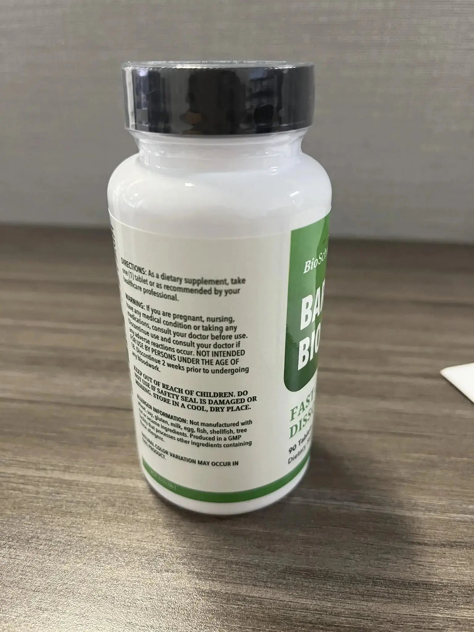 BioSchwartz Bariatric Biotin Chewable Tablets - 5500mcg Biotin per Serving - Green Apple Flavor, 3 Month Supply - Sugar-Free Hair Skin Nails Vitamins BioSchwartz Au supplements