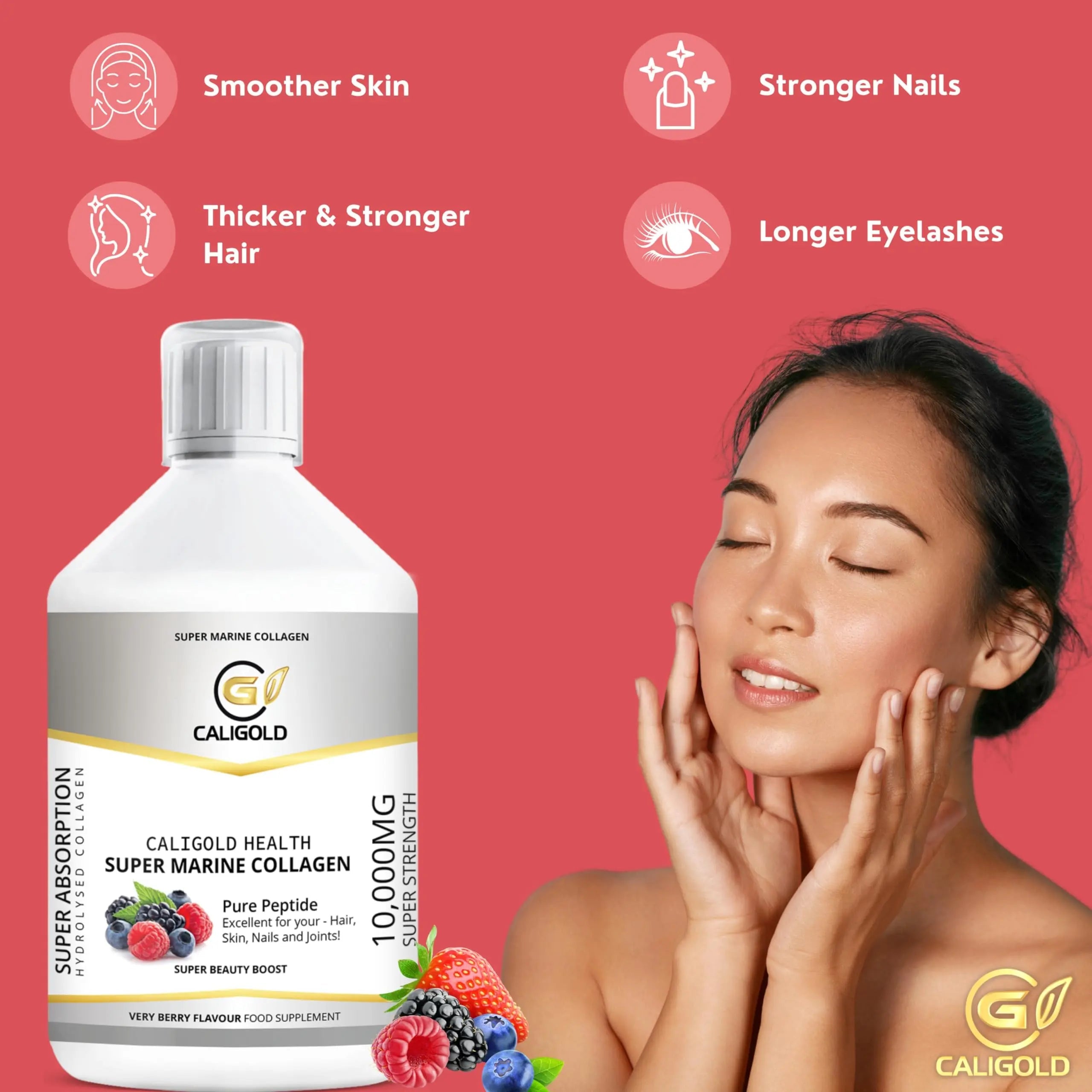 CALIGOLD Health Super Marine Collagen Liquid - Excellent for Hair, Skin, Nails and Joints CALIGOLD Au supplements