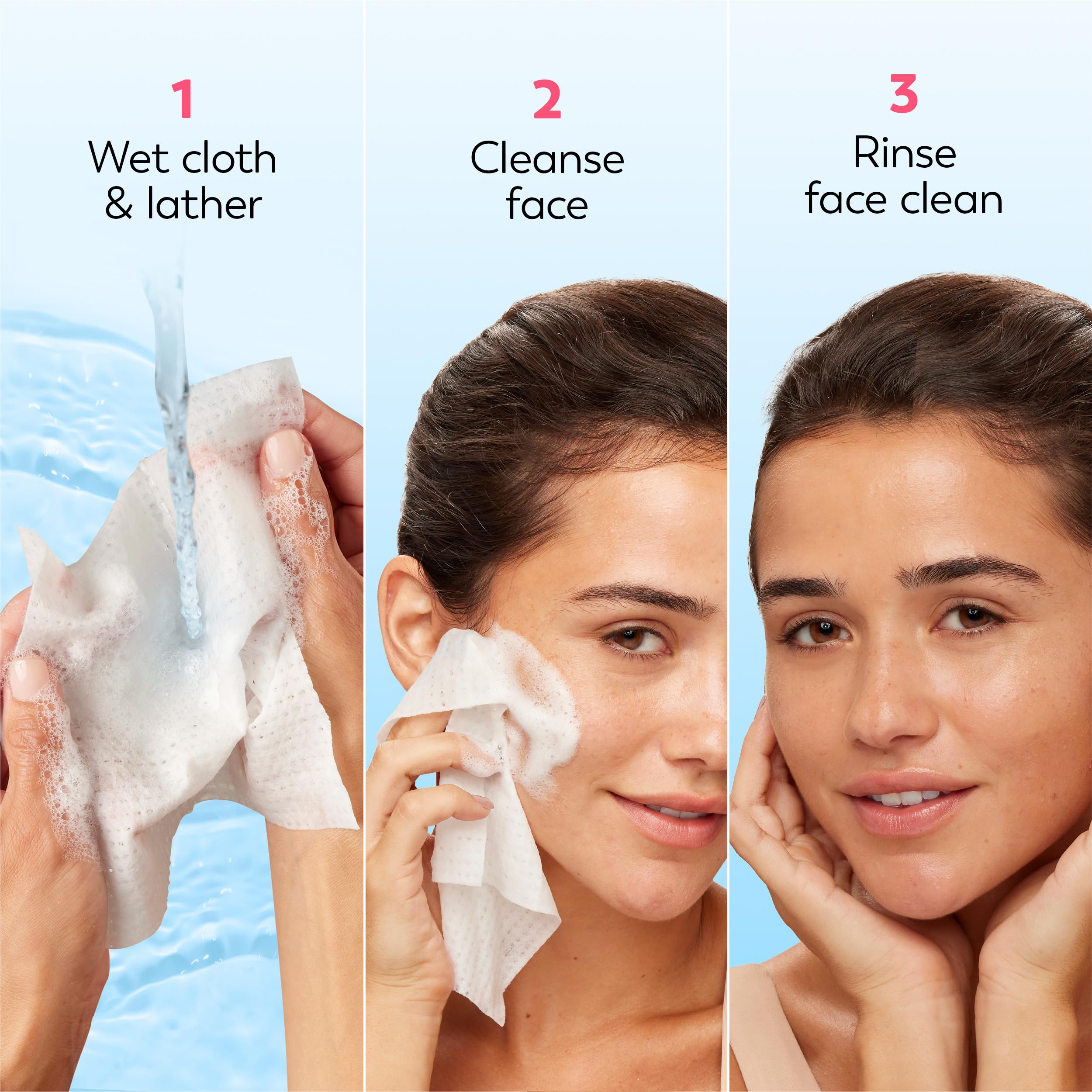 Olay Makeup Remover Wipes, Daily Facials Hydrating Face Cleanser for Normal to Dry Skin